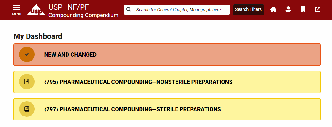 Screenshot of the Compounding Compendium Dashboard.
